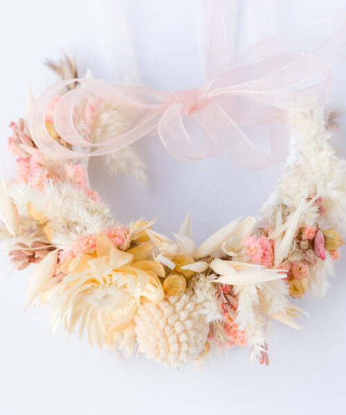 Armband aus echten Blumen hochzeit