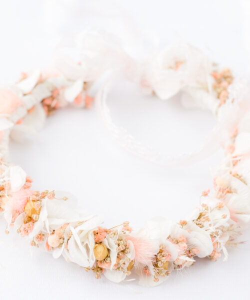 blumenkranz hochzeit haarband