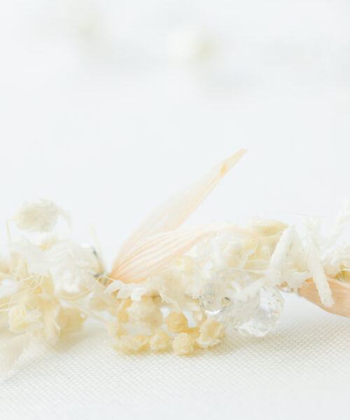 haarkranz hochzeit echte blumen