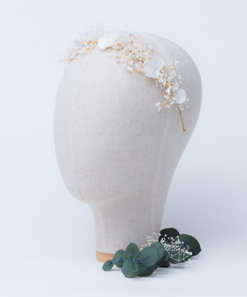 Trockenblumen Haarschmuck echte blumen