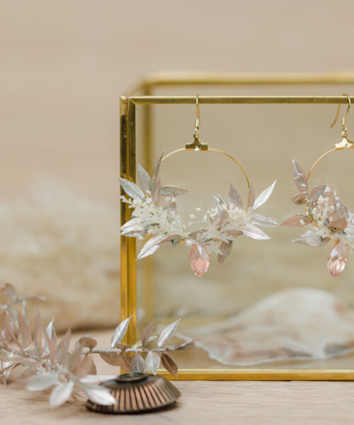 Dirndl Oktoberfest Ohrringe blumen