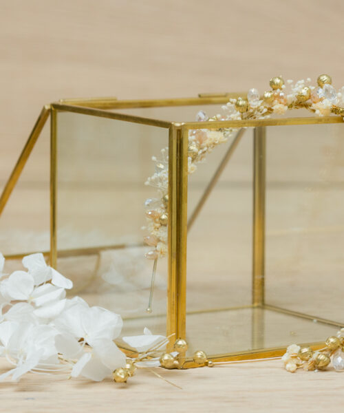 Haarschmuck braut blumen perlen