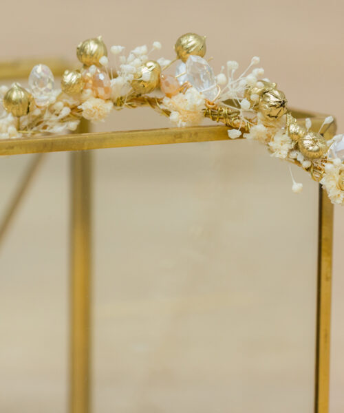 Haarkranz blumen kopfkranz perlen braut