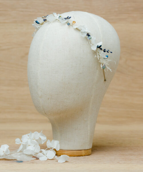 trockenblumen haarschmuck perlen