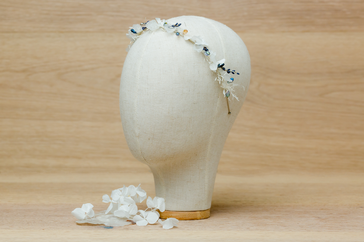 trockenblumen haarschmuck perlen
