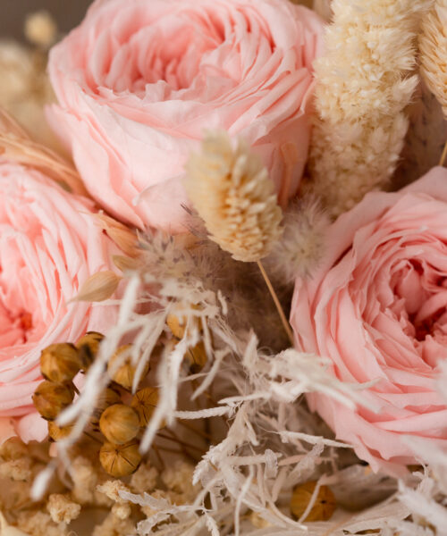 boho Brautstrauß trockenblumen