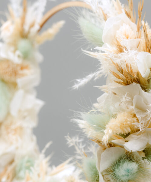 trockenblumen cake topper