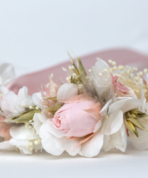 Blumenarmband dauerhaft zur hochzeit für trauzeugin