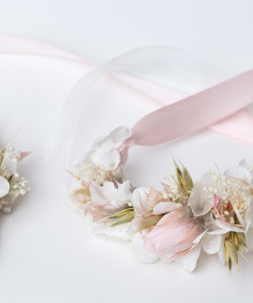 Blumenarmband dauerhaft zur hochzeit für trauzeugin abschlussball abiball armband