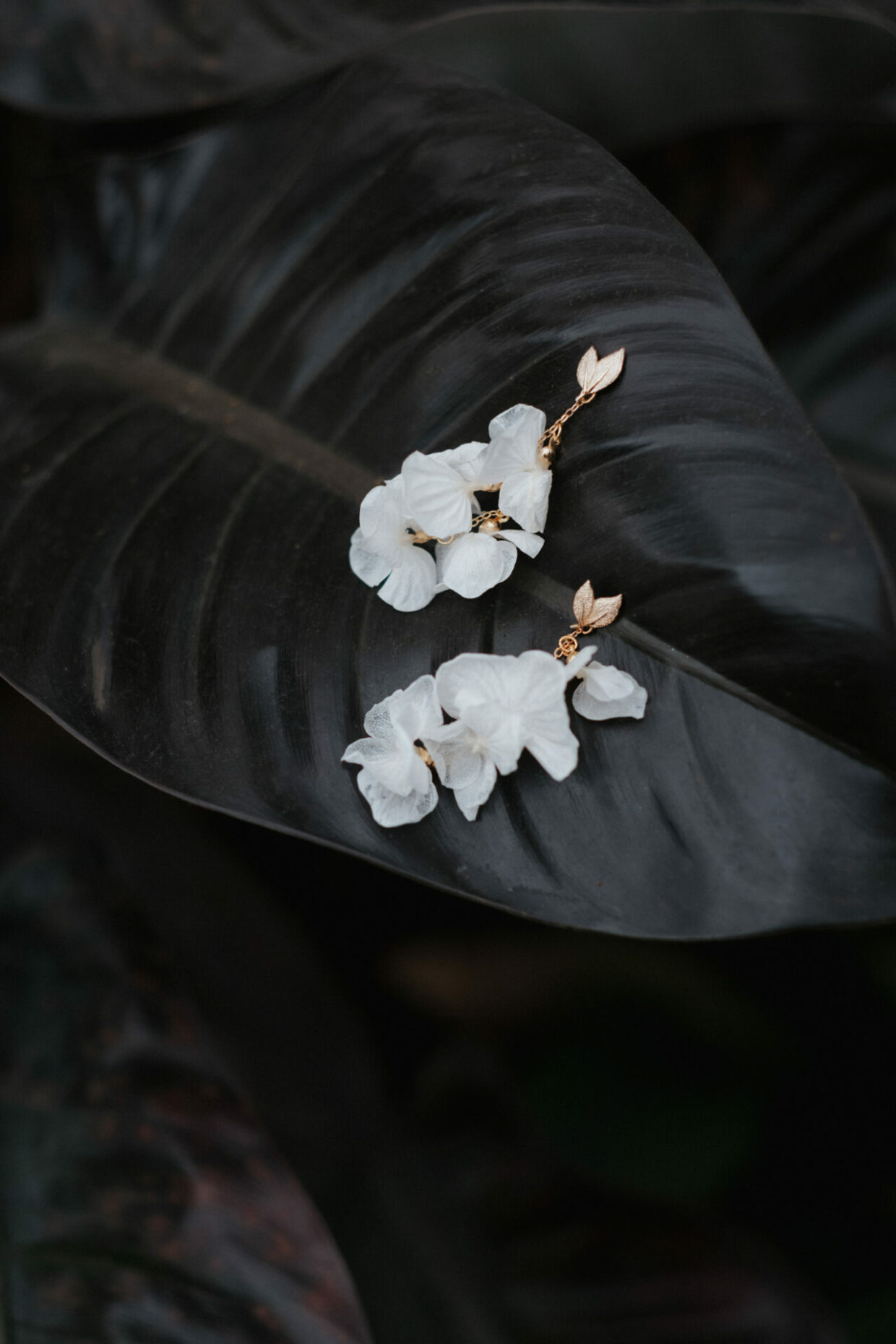 blumen ohrringe