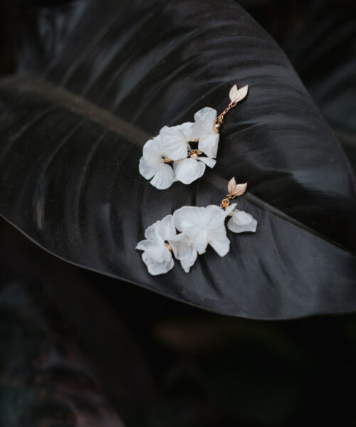 blumen ohrringe