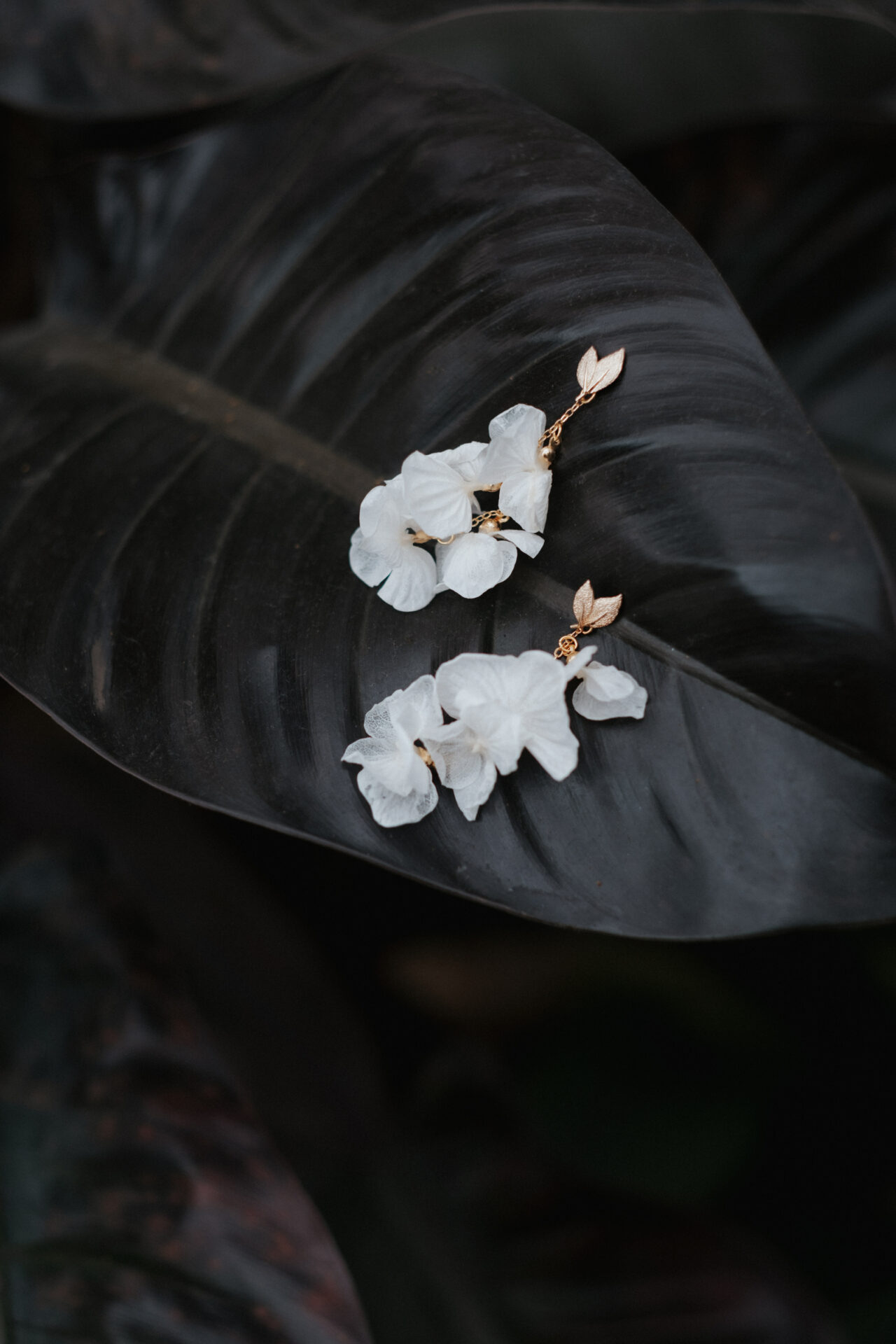 blumen ohrringe