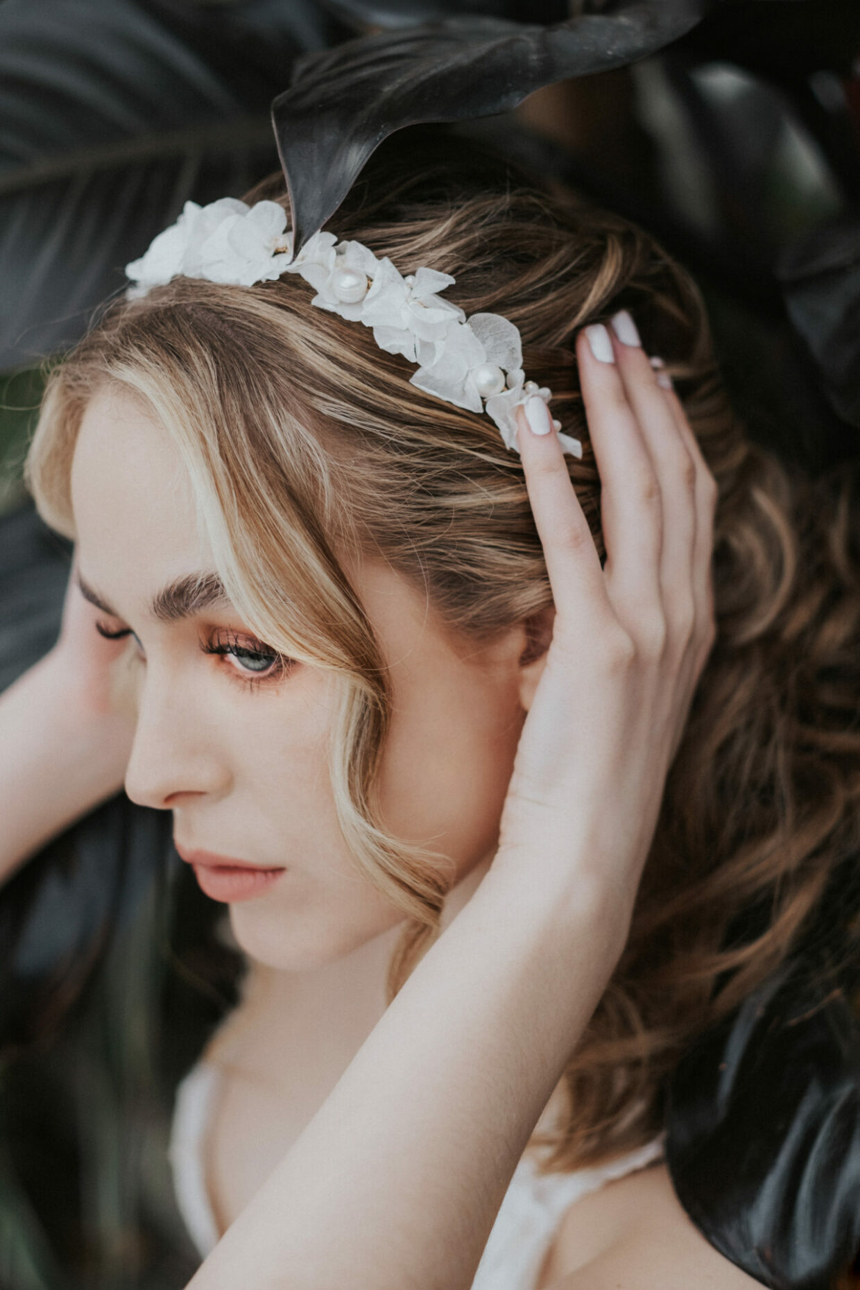 echter blumen haarschmuck