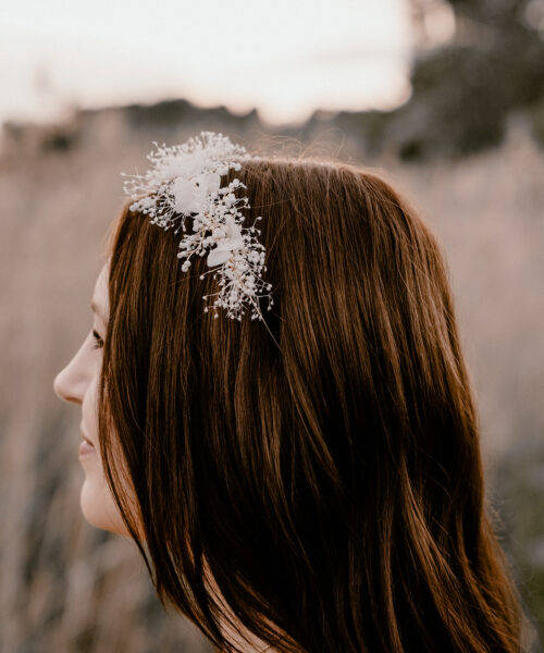 blumen haarschmuck hochzeit