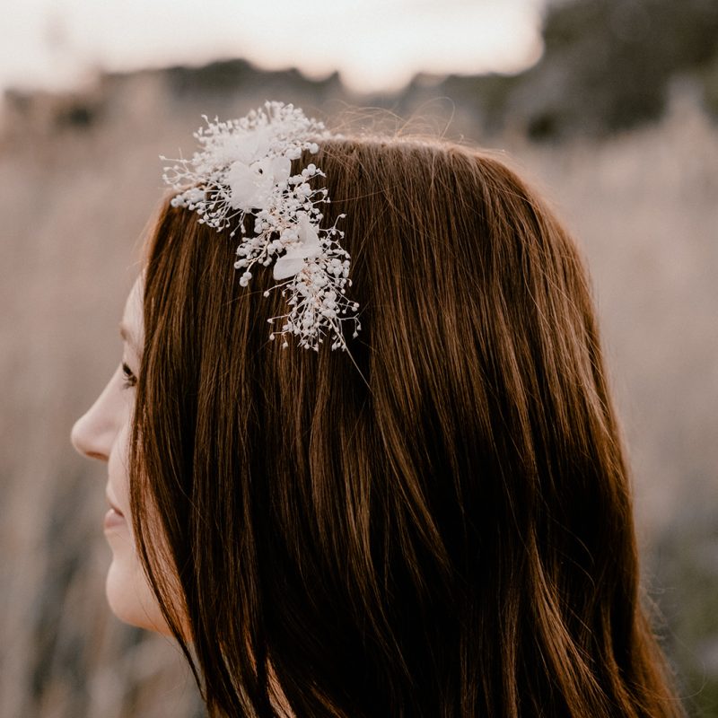 blumen haarschmuck hochzeit