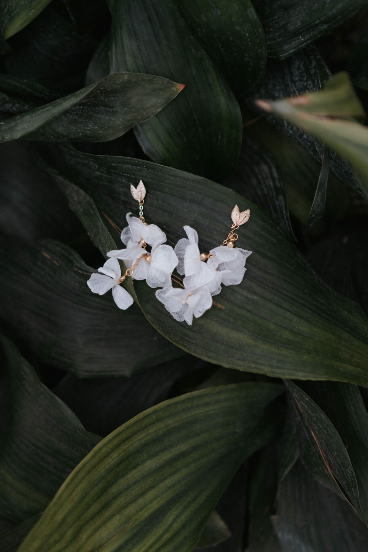 blumen ohrringe