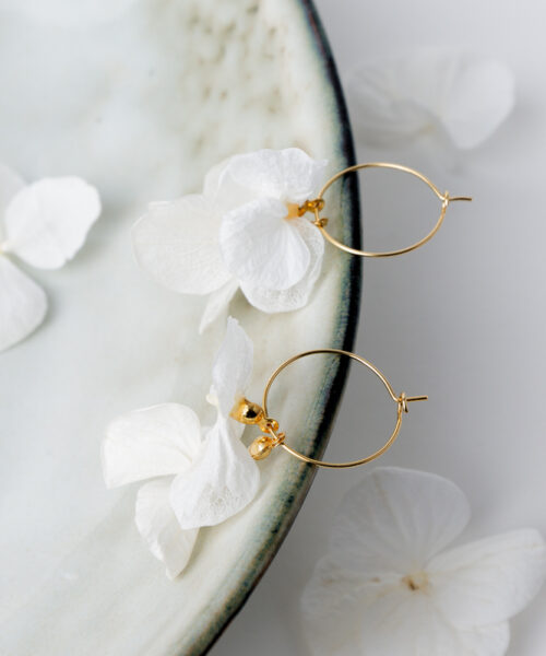 braut ohrringe blüten