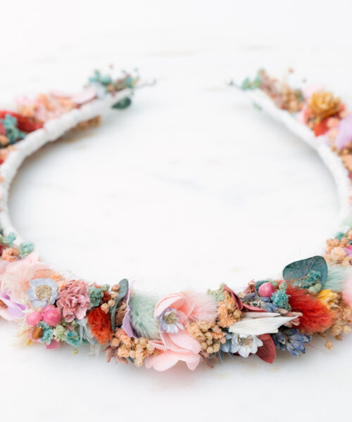 blumen haarreif dirndl