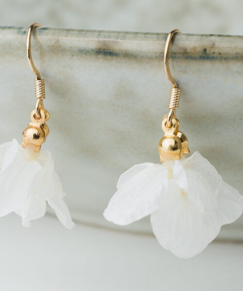 blüten ohrringe gold