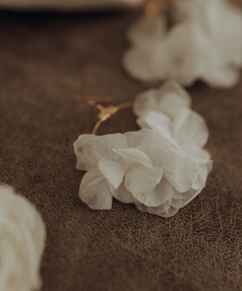 blumen ohrringe hängend