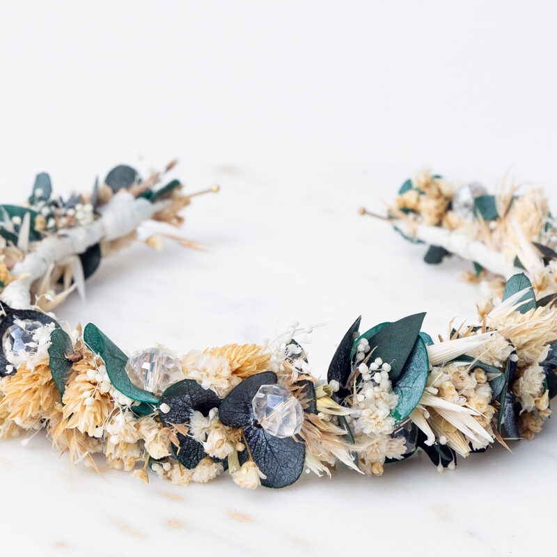 haarschmuck echte blumen