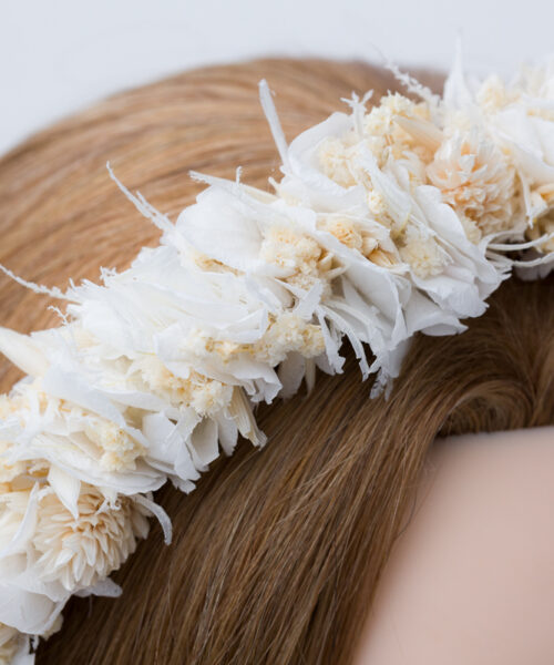 haarkranz trockenblumen