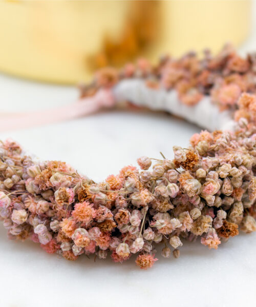 blumen armband scheierkraut