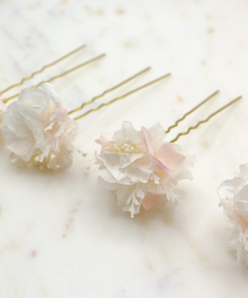 haarandeln braut blumen