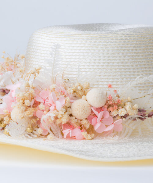 hutschmuck blumenkranz im haar