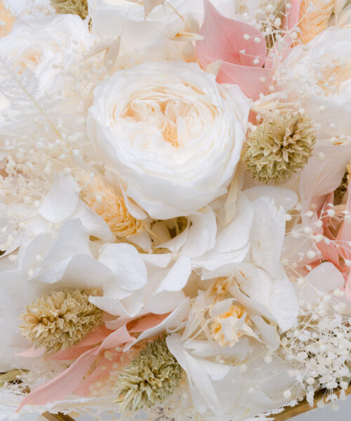 brautstrauß trockenblumen