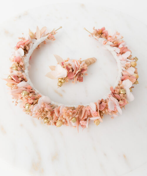 haarkranz trockenblumen