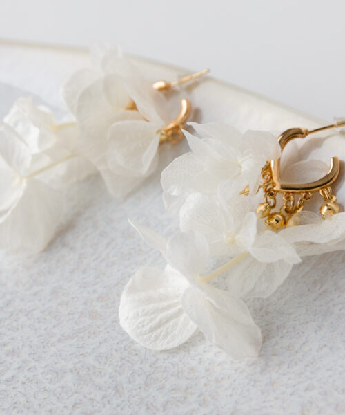 braut ohrringe blumen